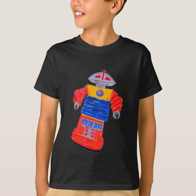 T-shirt Jouet de l'espace de robot de dôme de Krome (Devant)