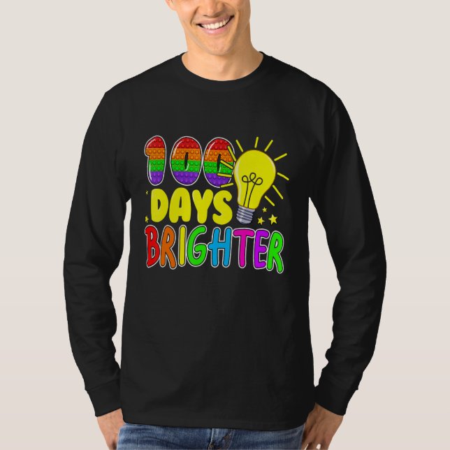 T-shirt Jouet Fidget 100 Jours D'École Pop It 100 Jours Br (Devant)