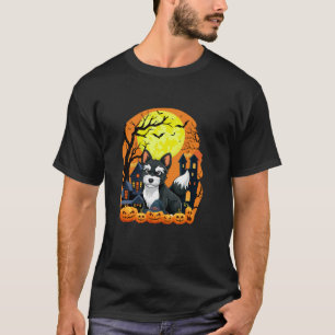 T-shirt Jouet Fox Terrier Chien avec Citrouille drôle effr