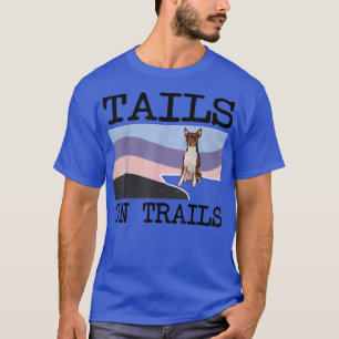 T-shirt Jouet Fox Terrier Tails Sur Les Sentiers Drôle Chi