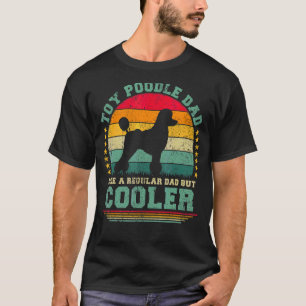 T-shirt Jouet Homme Poodle Papa Comme Un Père Régulier Mai