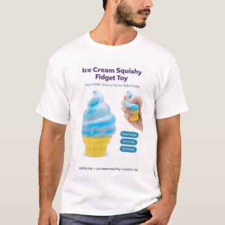 T-shirt Jouet Kawaii Glissant de Glace pour Soulager le St