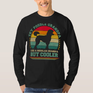 T-shirt Jouet mâle Chien Jouet Vintage Poodle Poodle Grand