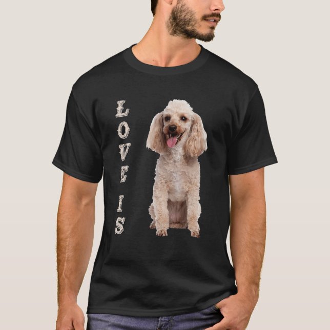 T-shirt Jouet Poodle Femmes Hommes Enfants Chien Maman Pap (Devant)