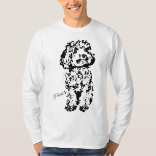 T-shirt Jouet Poodle mignon Amoureux des chiens Cadeaux Fe