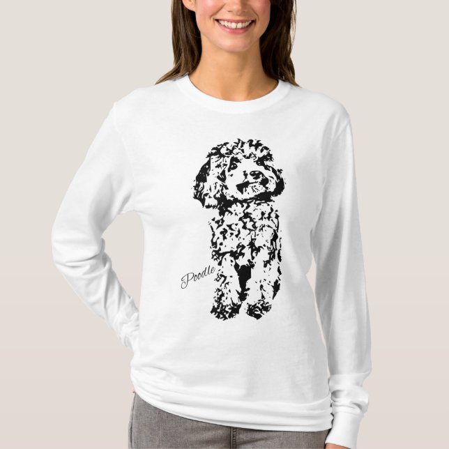 T-shirt Jouet Poodle mignonette Amoureux des chiens Cadeau (Devant)