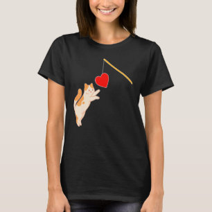 T-shirt Jouet pour chat Saint-Valentin pour hommes femmes