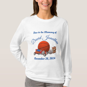 T-shirt Jouets de garçon à thème maman à être