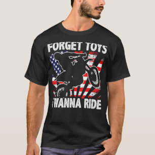 T-shirt Jouets oubliés I Wanna Ride Motocross - Vélo irrég