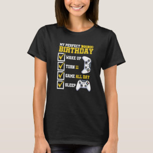 T-shirt Joueur 11 ans Garçon Enfants Jeu 11e anniversaire