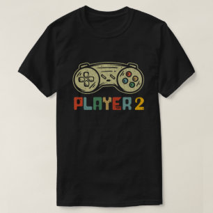 T-shirt Joueur 1 Joueur 2 Joueur correspondant Couple