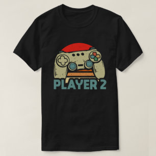 T-shirt Joueur 1 Joueur 2 Joueur correspondant Couple
