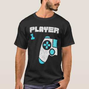 T-shirt Joueur 1 Joueur 2 Joueur jumeaux Frères amis