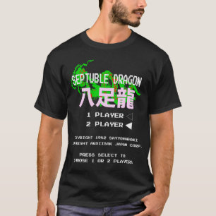 T-shirt Joueur 2 dragon atari retro