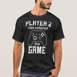 T-shirt Joueur 2 est entré dans le jeu