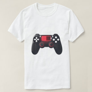 T-shirt Joueur à batterie faible – Conception d'icône de j