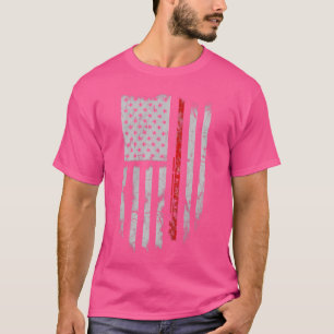 T-shirt Joueur à drapeau américain T chemises