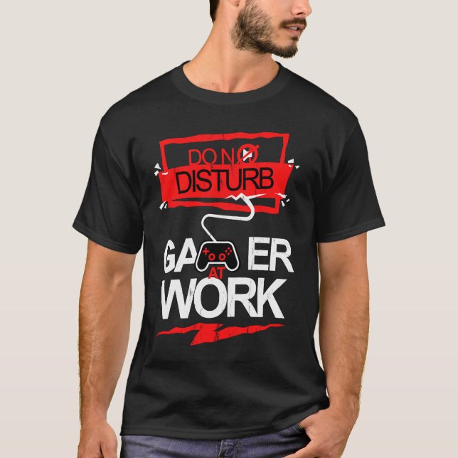 T-shirt Joueur au travail (Devant)