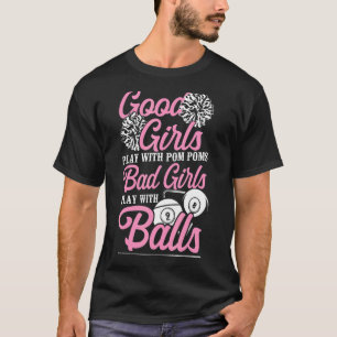 T-shirt Joueur Billard Ball Girls Billard Jouer Wi-Fi
