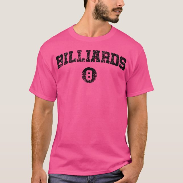 T-shirt Joueur billard billard de piscine (Devant)