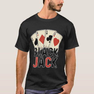 T-shirt Joueur Blackjack 21 Card Casino