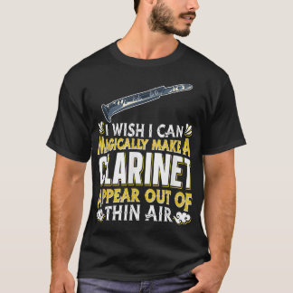 T-shirt Joueur Clarinet - Magic Magic Woodwind Instrumen