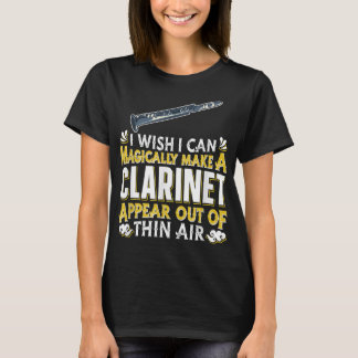T-shirt Joueur Clarinet - Magic Magic Woodwind Instrumen