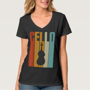 T-shirt Joueur Cool Cello Retro