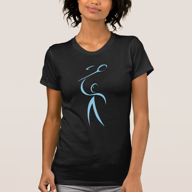 T-shirt Joueur de badminton (Devant)