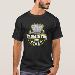 T-shirt Joueur de badminton de l'équipe de badminton