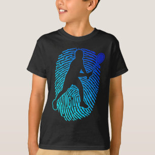 T-shirt Joueur de badminton de squash de volant de badmint