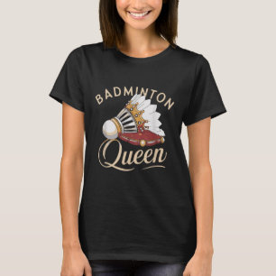 T-shirt Joueur de badminton drôle conception d'amour de na