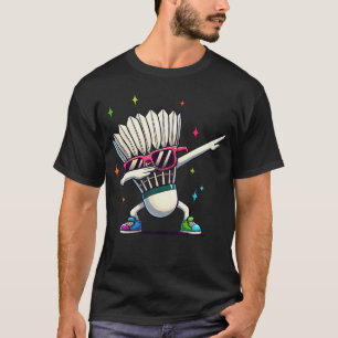 T-shirt Joueur de Badminton Drôle Enfants Garçons Hommes F