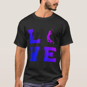 T-shirt Joueur de badminton hommes femmes badminton volant