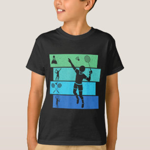 T-shirt Joueur de badminton Joueurs Entraîneur Fans Garçon