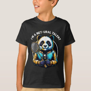 T-shirt Joueur de badminton Pun navette talent netural Bad