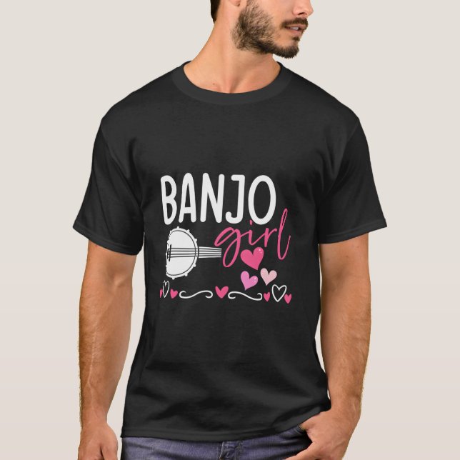 T-shirt Joueur de banjo Bluegrass (Devant)