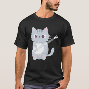 T-shirt Joueur de banjo Chat Banjo  Banjoïste Banjo  1