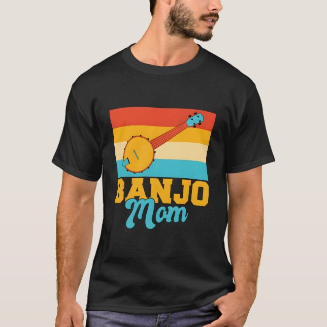 T-shirt Joueur de Banjo Maman Banjo (Devant)
