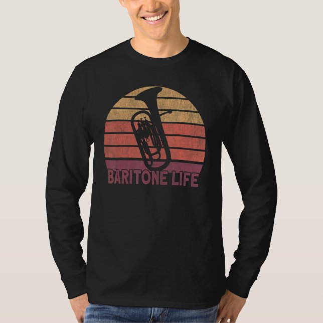 T-shirt Joueur de baryton euphonium (Devant)