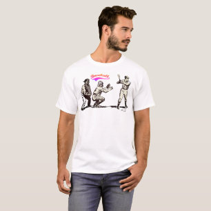 T-shirt Joueur de baseball à Bat