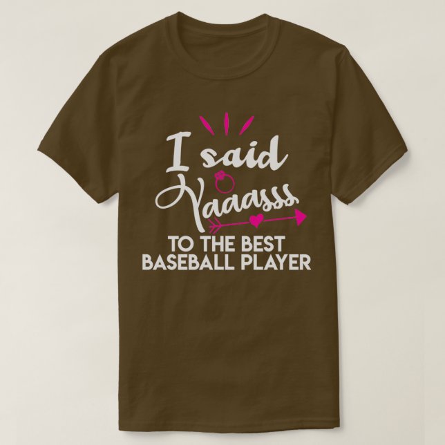 T-shirt Joueur De Baseball Bachelorette Hen Nuit (Design devant)