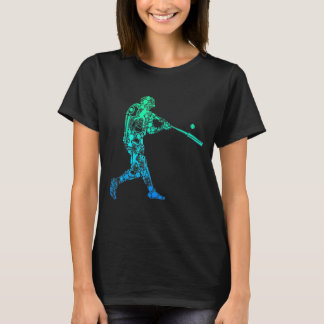 T-shirt Joueur de baseball Batteur Jeunes Hommes Enfants G