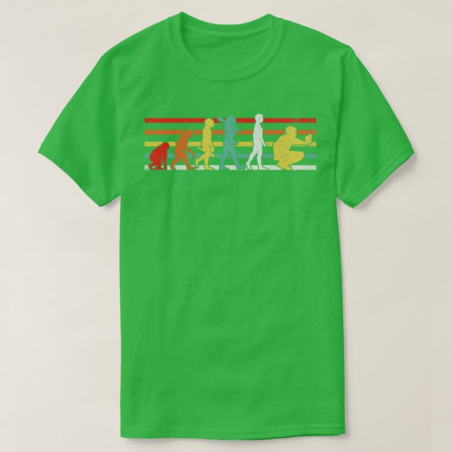 T-shirt Joueur de baseball Catcher 1 (Design devant)