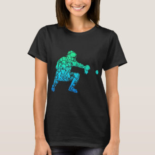 T-shirt Joueur de baseball Joueur Jeunes Hommes Enfants Ga