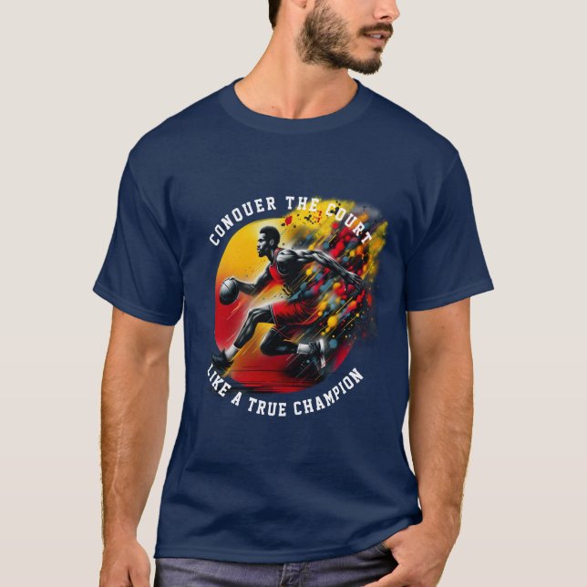 T-shirt Joueur de basket (Devant)