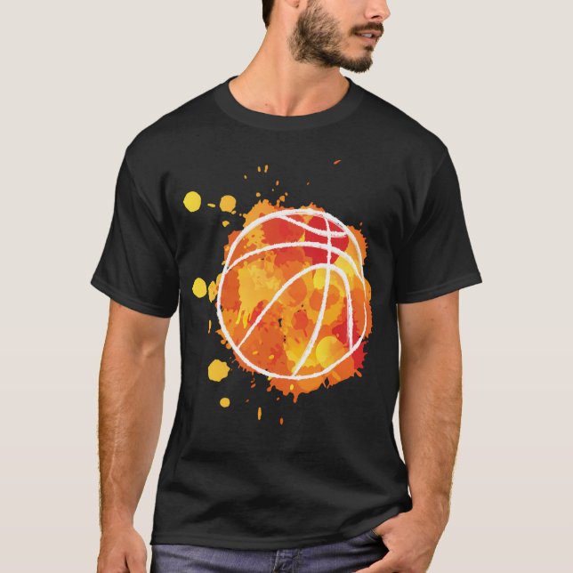 T-shirt Joueur De Basket-Ball (Devant)