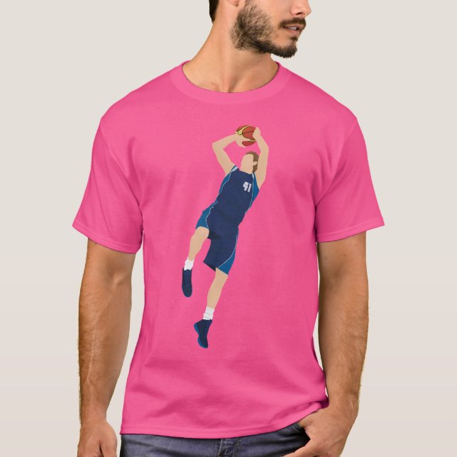 T-shirt Joueur de basket-ball 3 points (Devant)