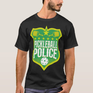 T-shirt Joueur de basket-ball Badge de police de basket-ba