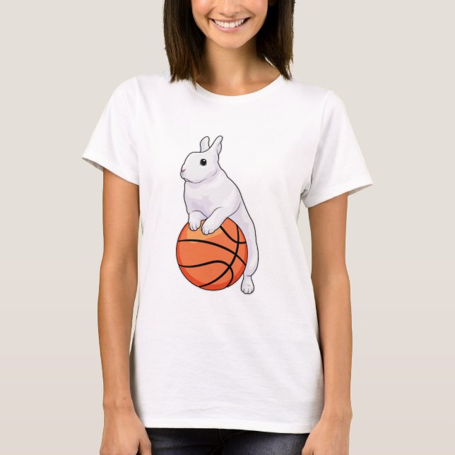 T-shirt Joueur de basket-ball Bunny (Devant)